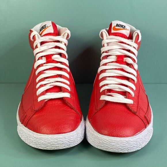 Nike Blazer Mid Premium 'Game Red' sneaker shoes mens size  10 - Picture 2 of 8